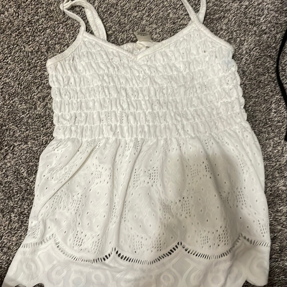 White tank top